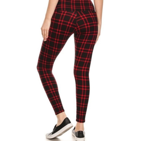 *COMING SOON*High Waisted Plaid leggings - Picture 2 of 5